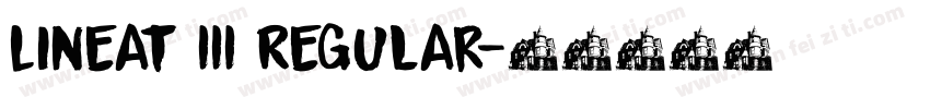 Lineat III Regular字体转换